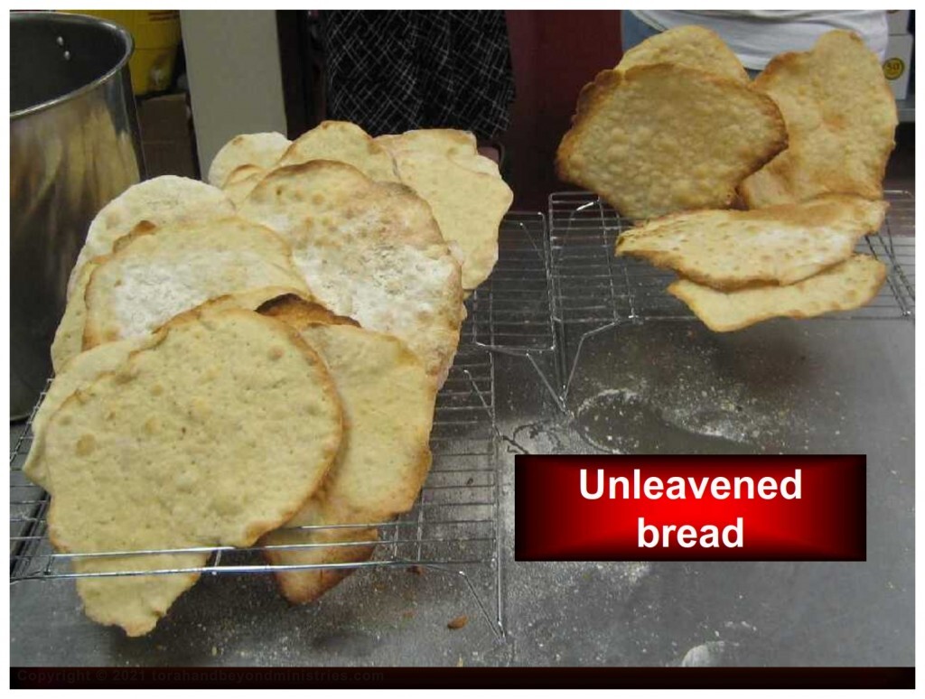 At the first Communion services, large quantities of unleavened bread was eaten.