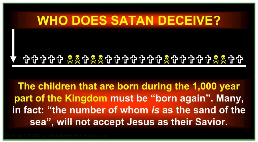 Satan deceives the children born during the Feast of Tabernacles