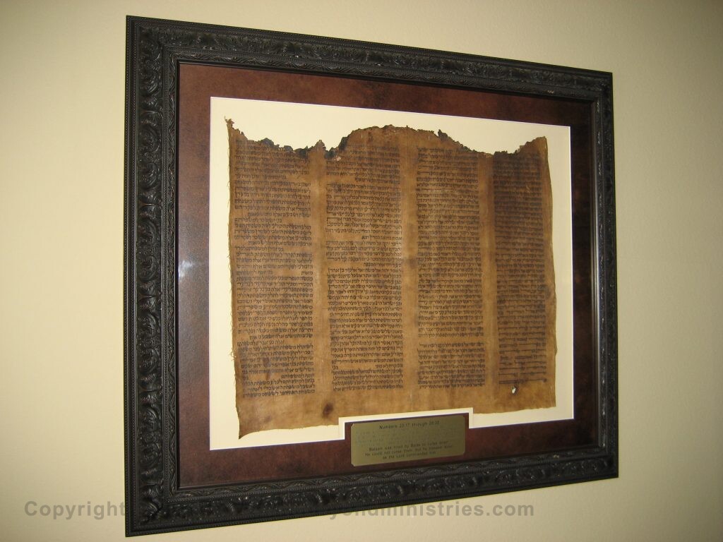 Museum Quality Frames Numbers 23:17 through 26:38 Balaam was hired to curse Israel