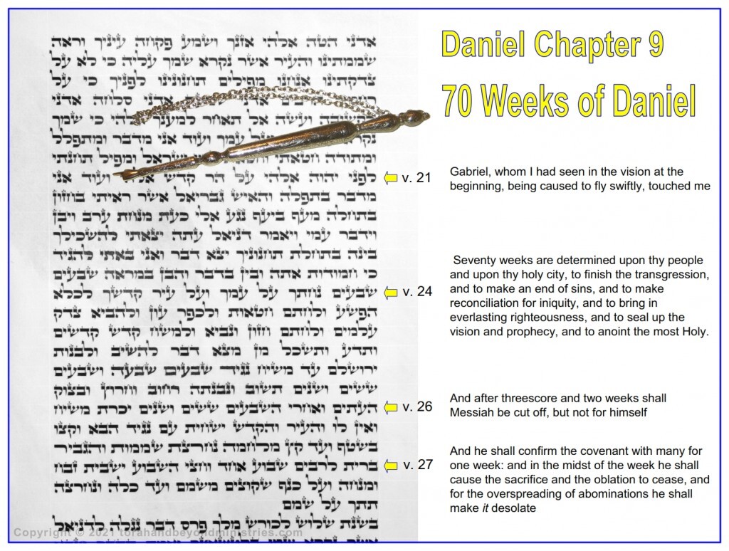 Great Tribulation This photo of the Scroll of Daniel came from a Scroll that came from Israel before 2010. The scroll is vellum, a high quality calf skin.
