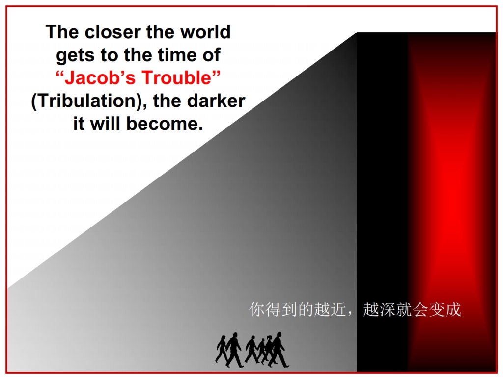 Chinese Language Bible study The Tribulation The world will get worse Chinese Language Bible Lesson Day of Atonement