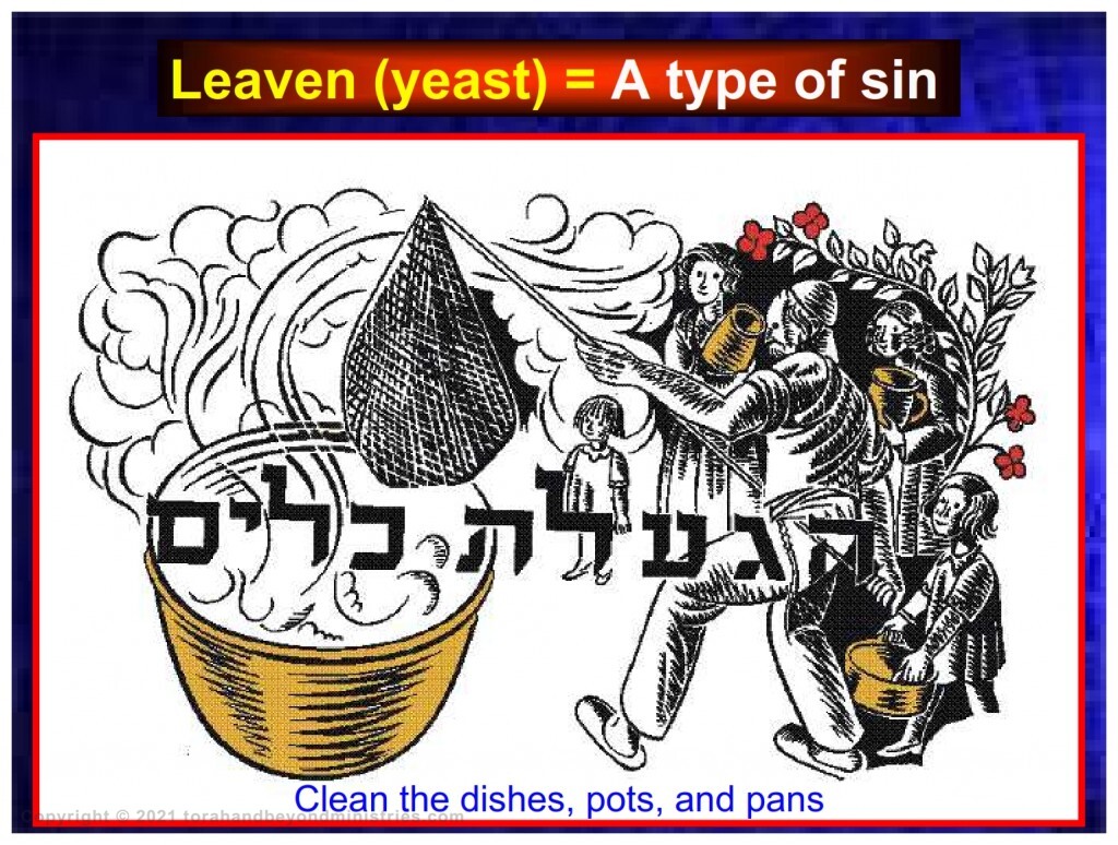 Leaven For Passover many older Jewish communities clean the dishes, pots, and pans in a communal service making sure all leaven is removed.