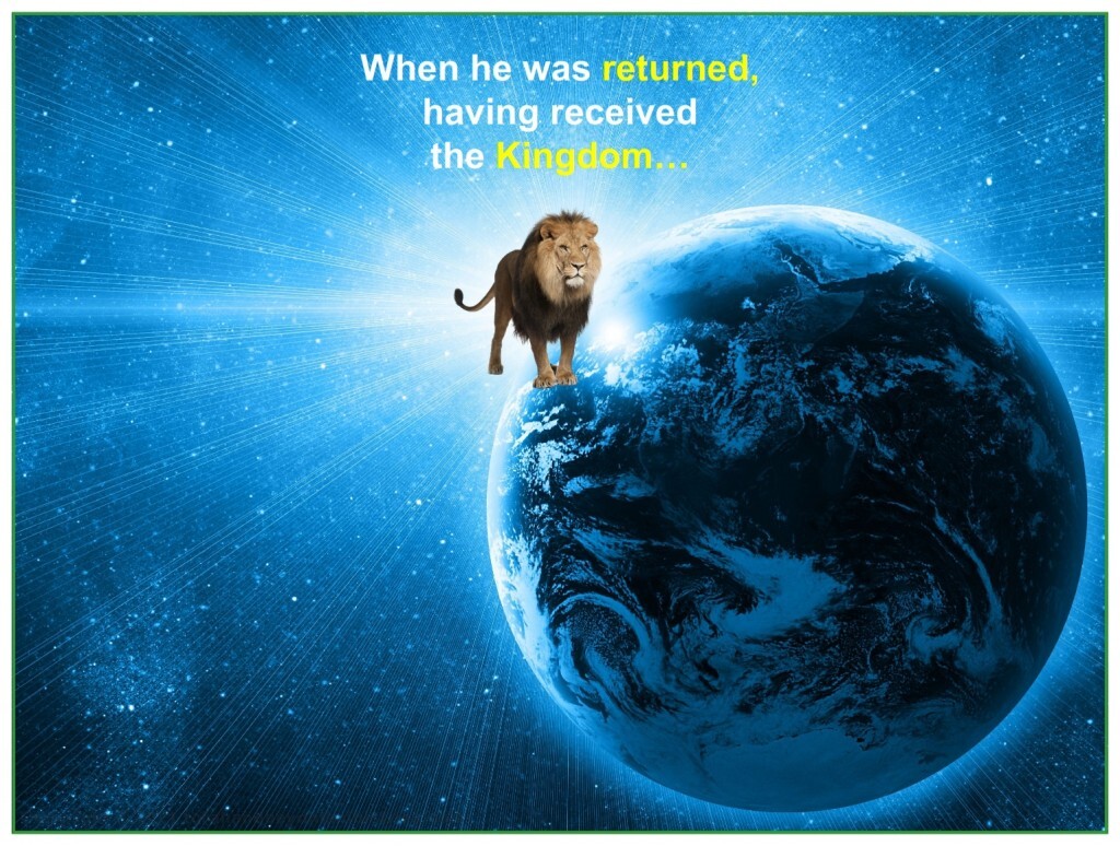Tabrnacles Lesson 2 The Lion of the tribe of Judah, Jesus, will rule on Earth froever