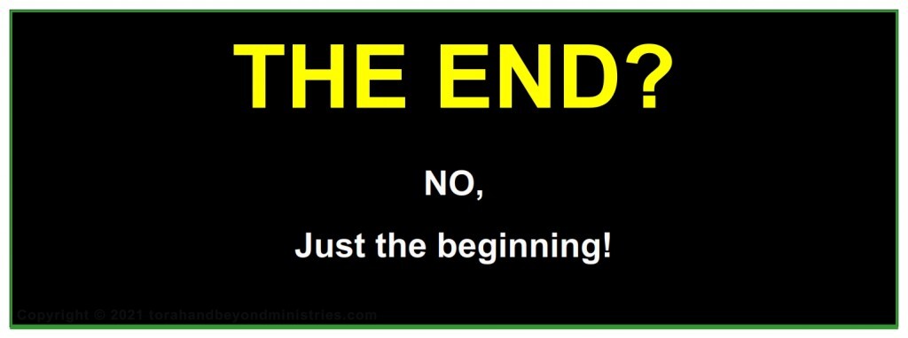 The end? No, just the beginning