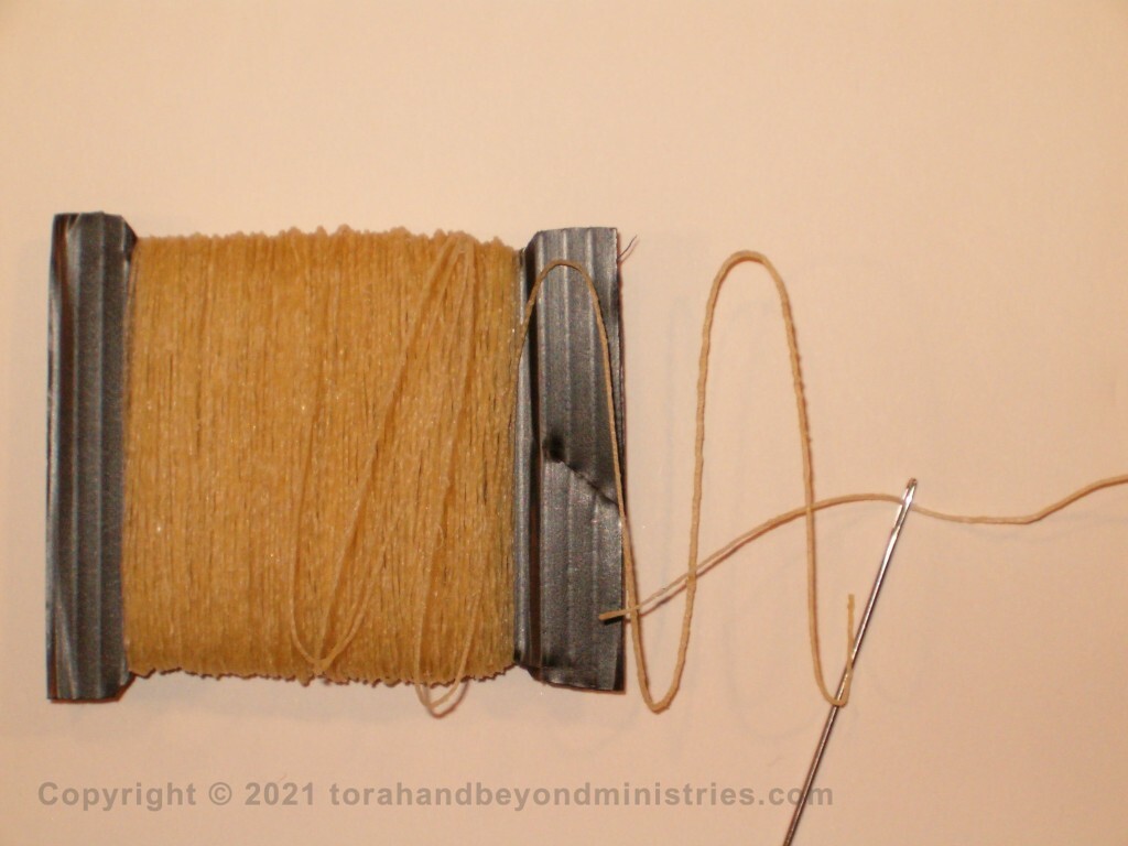 Museum Quality Frames Sinew, called gid in Hebrew. This is most common in America and is machine spun. Some Sofers consider it not kosher.