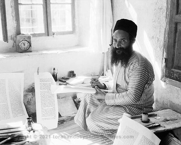 The Scribe Yemenite Sofer